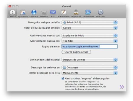 Dos sencillos trucos para aligerar un poco Safari 5