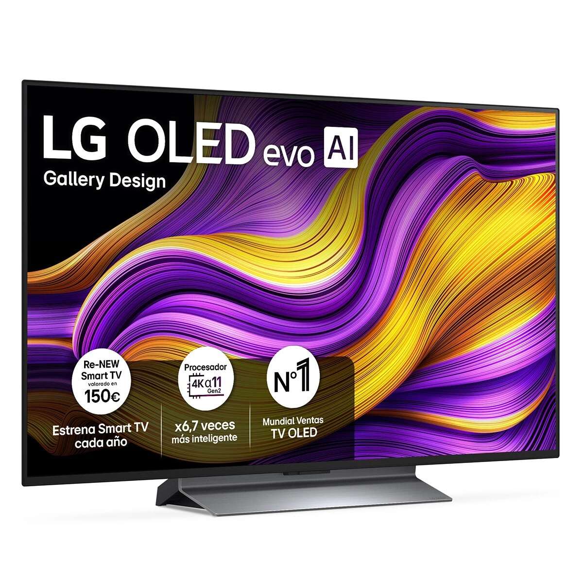 TV OLED evo AI G5 121cm (48") LG OLED48G56LS, Smart TV 4K (Reacondicionado Grado D) Negro