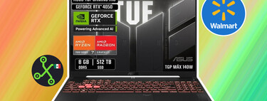 Walmart le pone 10,000 pesos de descuento a esta laptop ASUS para gaming: RTX 4050 y Ryzen 7 para jugar lo que quieras 