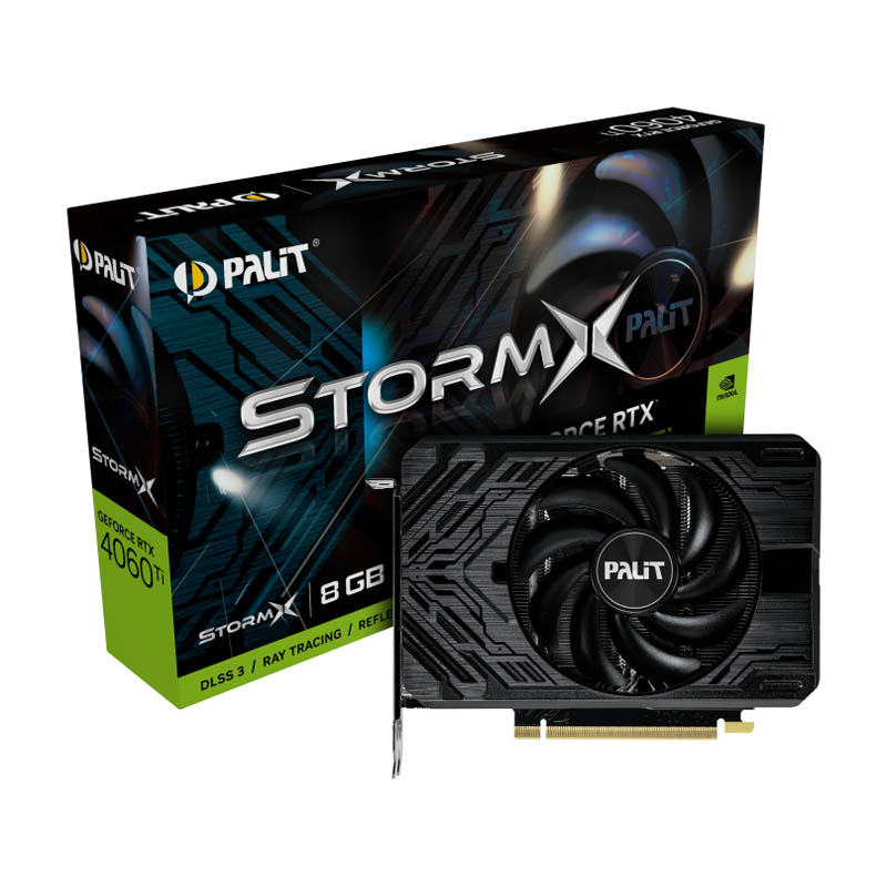 Palit GeForce RTX 4060 Ti StormX 8GB GDDR6 DLSS3 - Tarjeta Gráfica