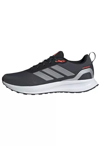 adidas Hombre RUNFALCON 5 TR Running Shoes, Core Black/Silver Metallic/Carbon, 42 EU