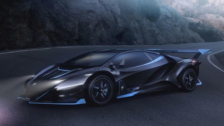 Alieno Arcanum, es eléctrico, se parece a un Lamborghini y promete una descomunal potencia de 5,000 hp