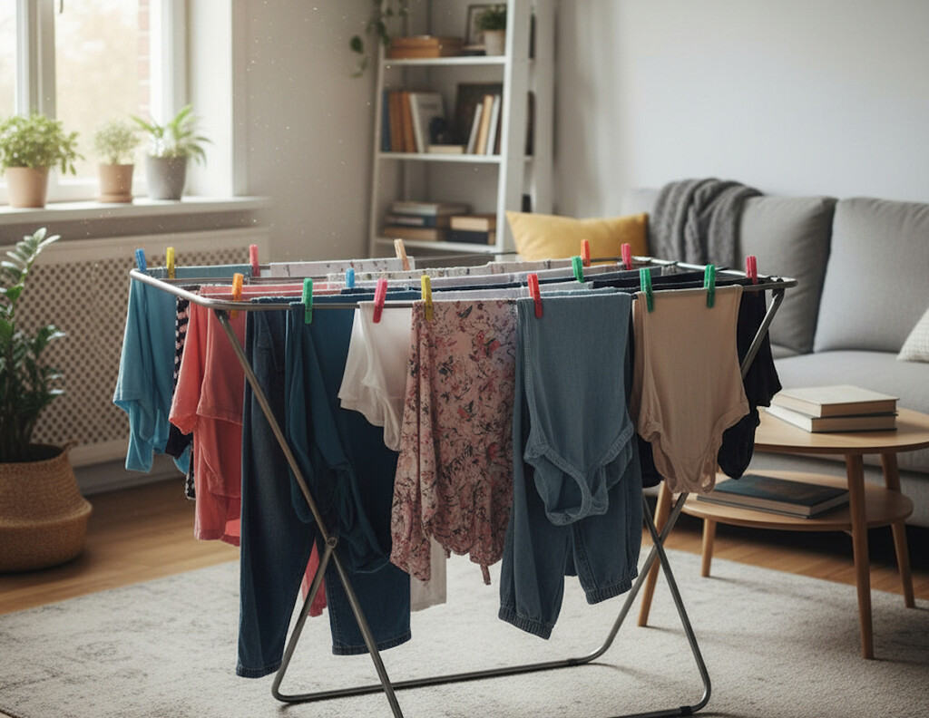 Adiós al tendedero en medio del salón: esta es la solución para el secado de colchas y sábanas en pisos pequeños
