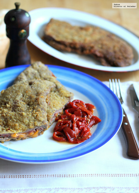 Cachopo asturiano de ternera. Receta