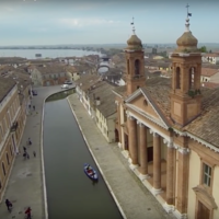 Ferrara y los canales de Comacchio, un Patrimonio de la Humanidad a vista de pájaro