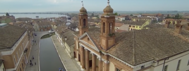 Ferrara y los canales de Comacchio, un Patrimonio de la Humanidad a vista de pájaro