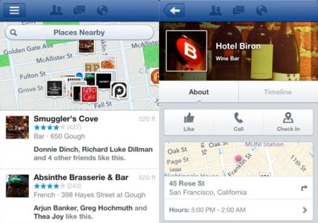 Facebook Nearby: una nueva apuesta por la geolocalización, las reviews y el descubrimiento local