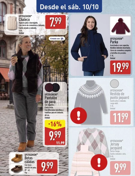 Botas Calidad Up2fashion Folleto Aldi