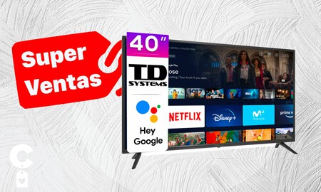 Esta es la tele más vendida del outlet de TDSYSTEMS (y no nos extraña): 40 pulgadas, Android y Bluetooth por menos de 200 euros