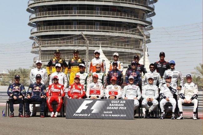 Parrilla F1 2010