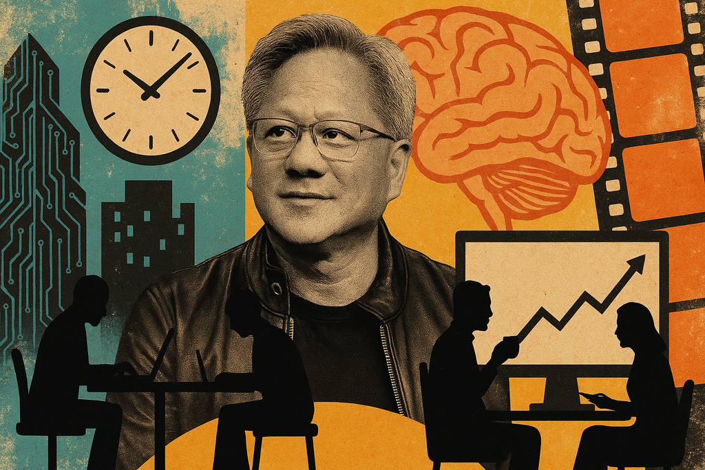 El CEO de Nvidia no equilibra trabajo y vida personal: trabaja 7 días a la semana y piensa en su empresa incluso cuando ve películas
