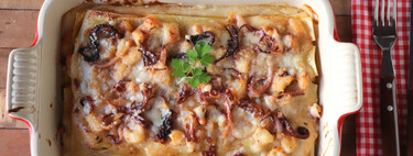 Receta de lasaña de pescado y marisco o lasagna frutti di mare