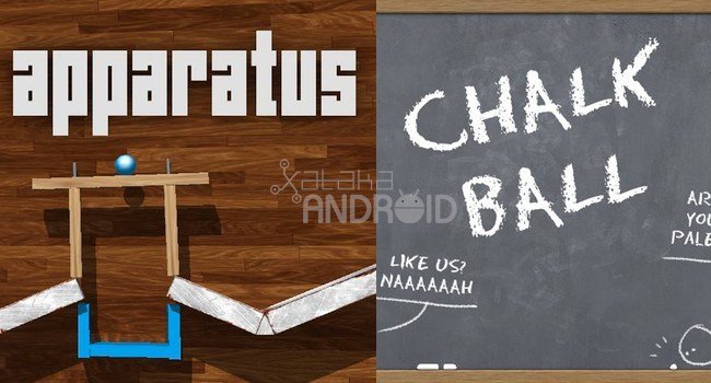 Apparatus y Chalk Ball, juegos de construcciones e ingenio