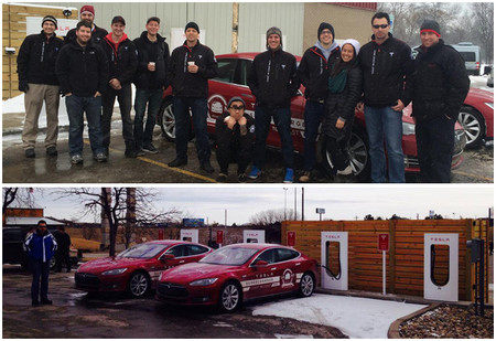 Dos Tesla Model S cruzan EEUU de costa a costa en 76,5 horas