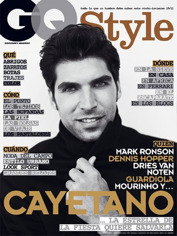 Cayetano Rivera tremendo hombre de portada