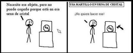 Imagen de la semana: la triste realidad de muchas aventuras gráficas
