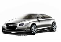 Nuevo Audi A8: Primeros bocetos y nuevo sistema de iluminación Matrix 