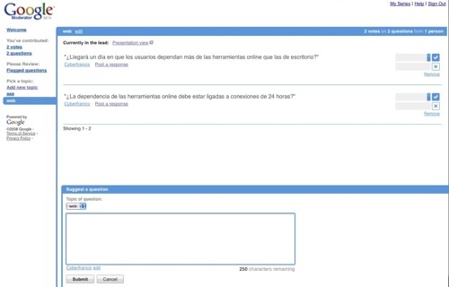 Google Moderator