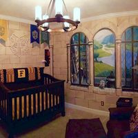 El bebé que siente la magia cada día... en su habitación de Harry Potter