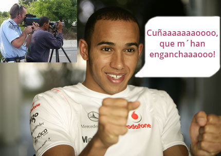 Lewis Hamilton, un mes sin carné de conducir por circular a 196 km/h en autovía