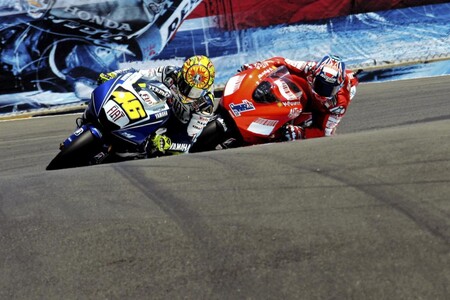 Rossi Stoner Laguna Seca Motogp 2008