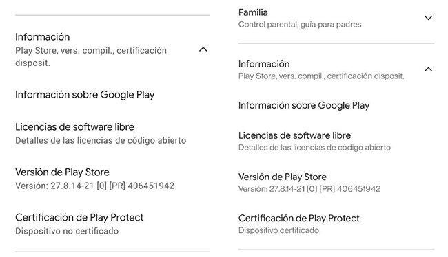 Certificación de Google Play Protect: qué es y cómo saber si tu móvil ...