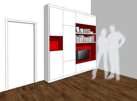 Un mueble muy completo para salones pequeños