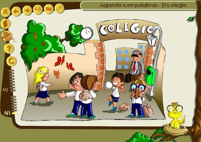 Jugando con las palabras: el colegio