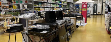 Carrefour liquida el set para la terraza o jardín que se convierte en un cómodo chaisse longue 