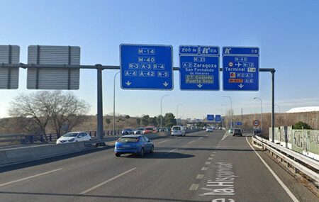 Enlace M-14 con M-40 y M-21