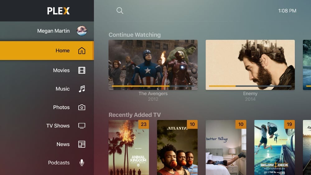Plex estrena nuevo diseño con una interfaz más limpia y funcional 