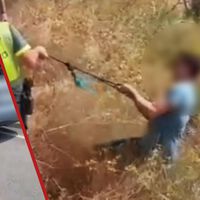 Se fueron sin pagar de una gasolinera de Cáceres y tras 100 km de persecución uno de ellos tuvo que ser rescatado por la Guardia Civil