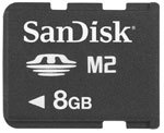 Tarjetas M2 de SanDisk de 8 GB