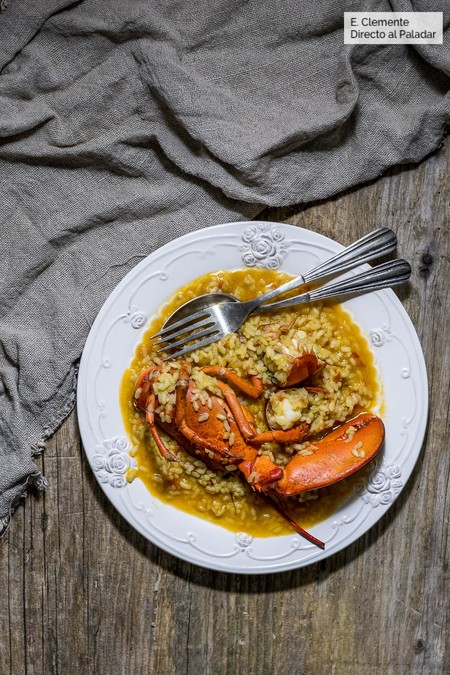 Arroz con bogavante. Receta