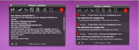 MyMailBoy, un panel HUD para Mail