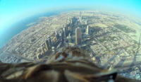 ¿Cómo se ve el edificio más alto del mundo desde el punto de vista de un águila? 