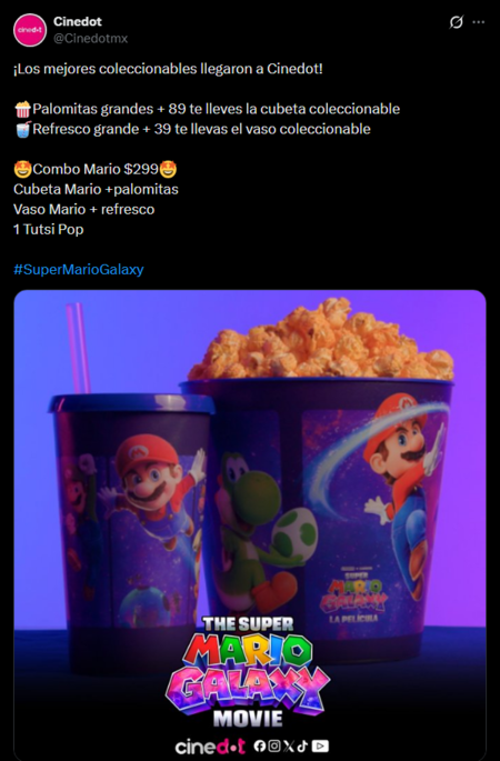 Combo palomera super mario galaxy