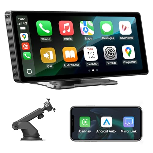 Pantalla Coche, 10.26" Pantalla Carplay Coche para A-pple y Android 