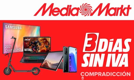 Días sin IVA en MediaMarkt: smart TVs, smartphones, portátiles o patinetes eléctricos a mejor precio