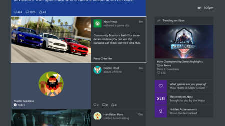 Microsoft detalla las nuevas funciones que aplicará este mes en Xbox One y en su aplicación de Xbox