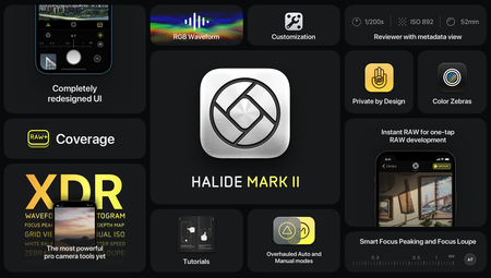 Halide lanza Mark II la nueva app de fotografía que ofrece funciones profesionales en una interfaz diseñada para los gestos