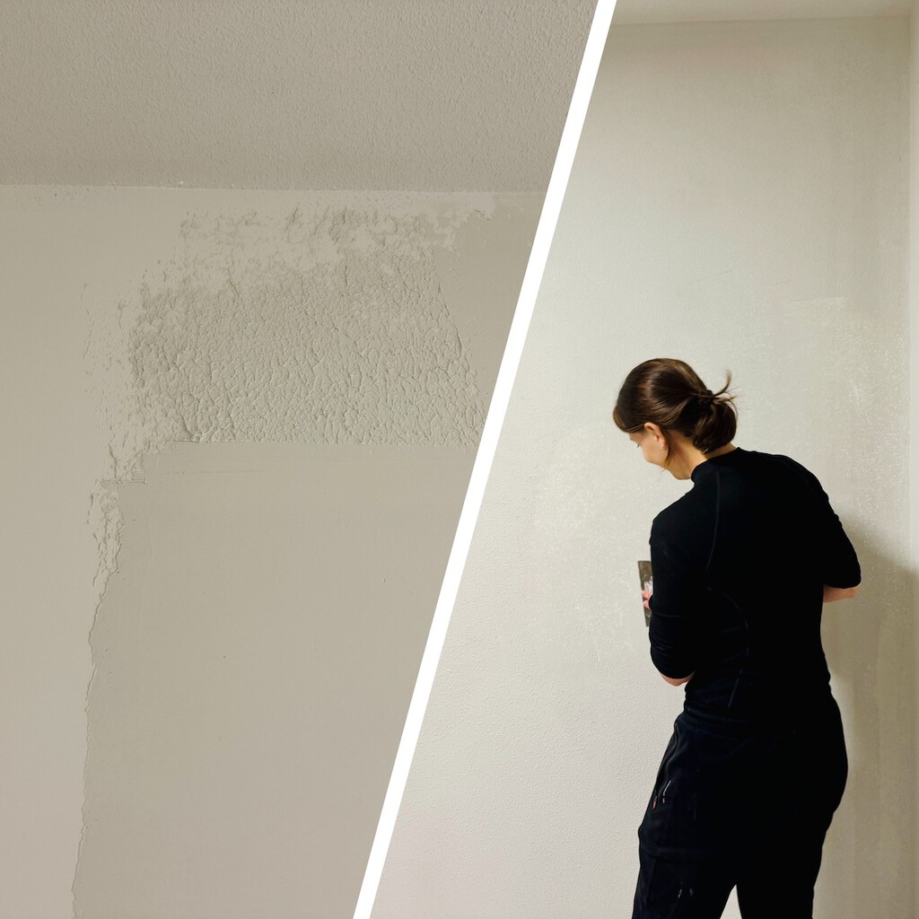 He quitado el gotelé de mi piso yo misma: me he gastado unos 200 euros y solo he necesitado un fin de semana  