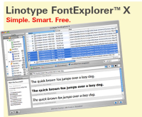 Gestiona tus colecciones de tipos de letras con FontExplorer X