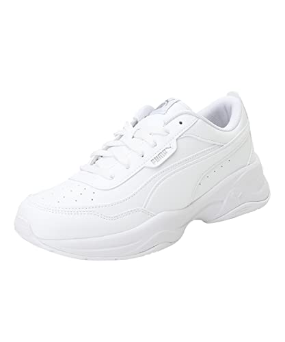 PUMA Cilia Mode, Zapatillas de Deporte Mujer, Puma White-Puma Silver, 40 EU