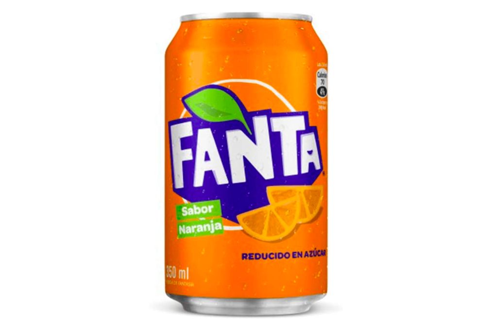 Bote de camuflaje / Lata de ocultación imitación refresco (Fanta Naranja)