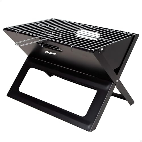 AKTIVE 63033 - Barbacoa Portátil y Plegable 