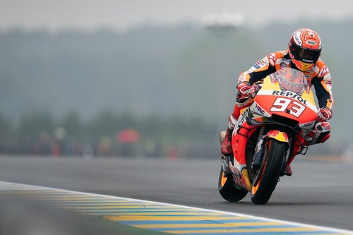 ¡Clasificación histórica en Le Mans! Marc Márquez iguala en poles a Valentino Rossi en MotoGP 