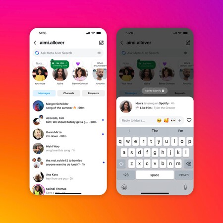 Instagram Spotify