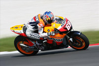 Los pilotos mundialistas de Repsol, en Zaragoza el jueves 14 de febrero