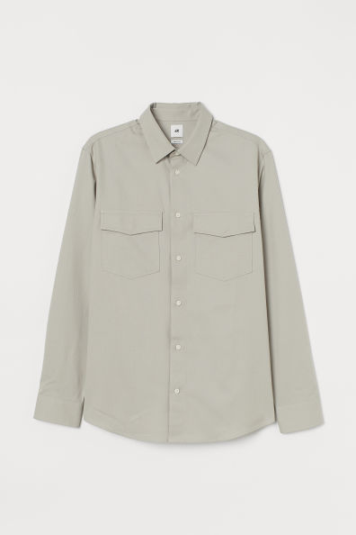 Camisa de algodón regular fit